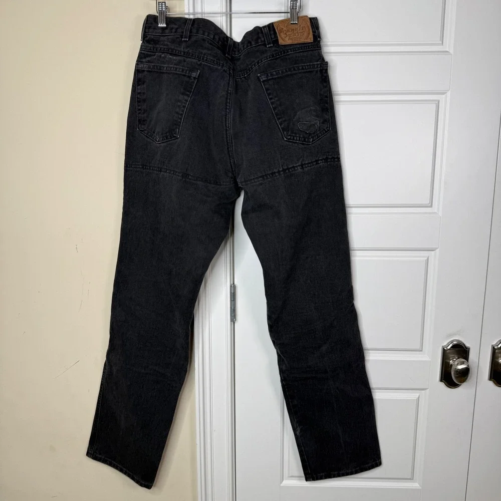 Draggin Jeans Motorcycle Jeans Men 36/34 (35/34) Black Kevlar Lined Riding Biker